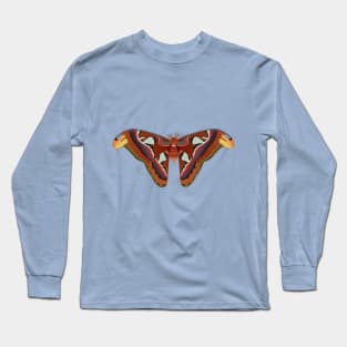 A vector illustration of an atlas moth Long Sleeve T-Shirt